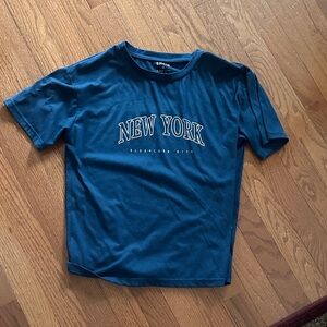 Blue New York Graphic T-Shirt